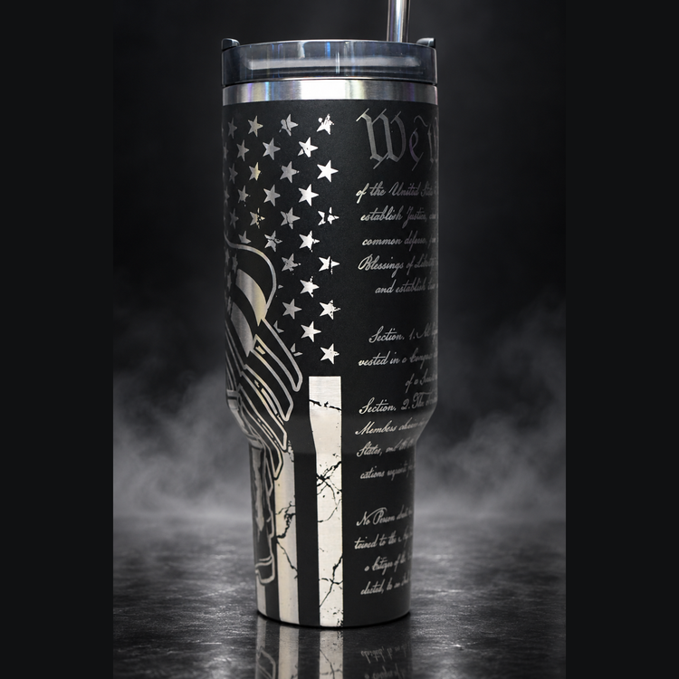 Soldier's Memorial engraved genuine Stanley tumbler – alternate