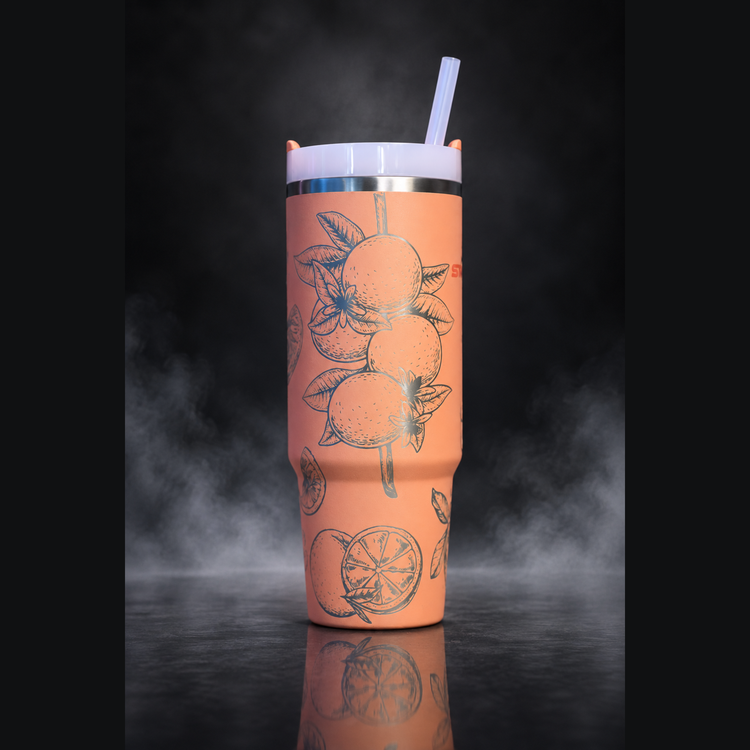 Nectarines engraved genuine Stanley tumbler – alternate