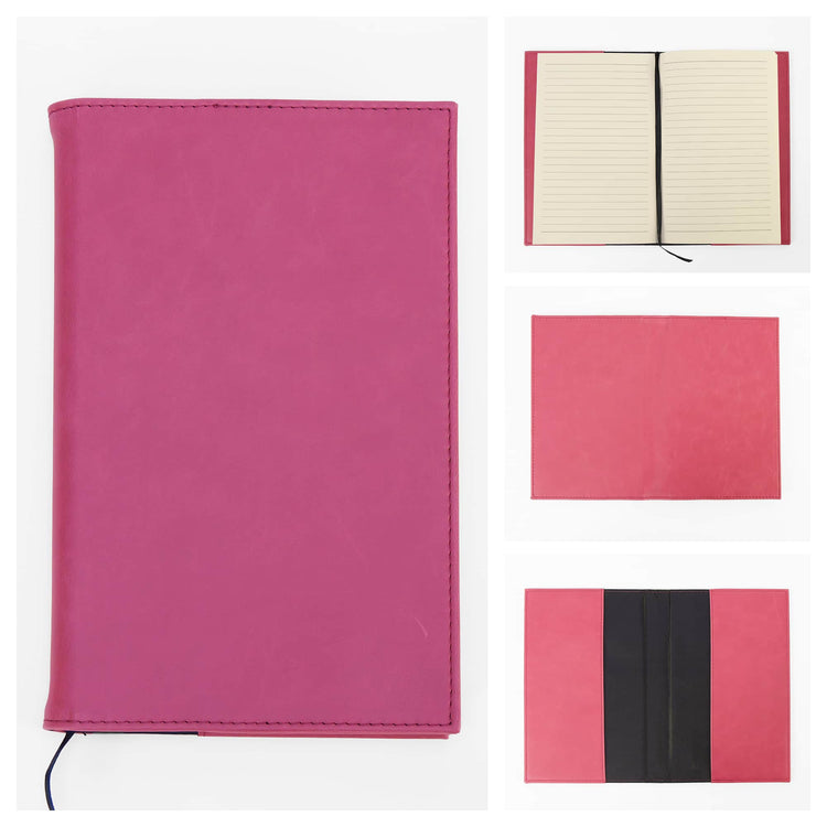 Holographic journal notebook displayed in an open black presentation box.