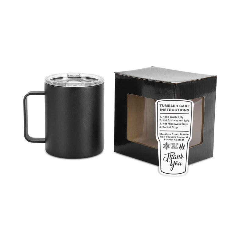 12oz Camper Mug — 12oz camper mug black insulated