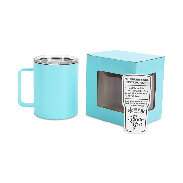 12oz Camper Mug — 12oz camper mug teal insulated