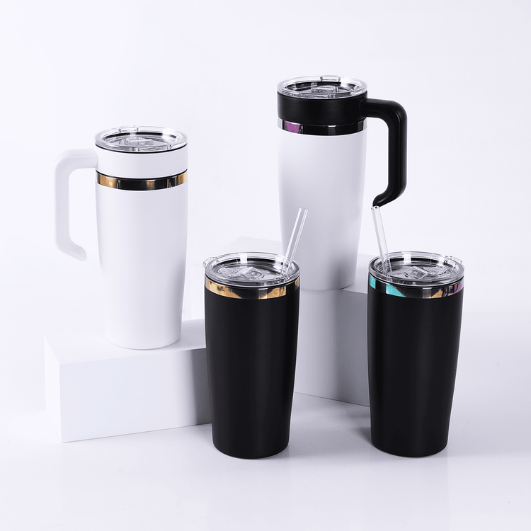20oz Classic Electroplated Tumbler — 20oz Gold Rainbow Electro Plated Tumblers 1