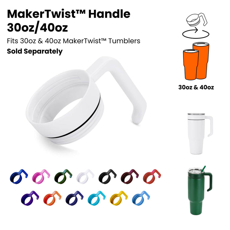 30oz Tumbler — 30 40oz Handle