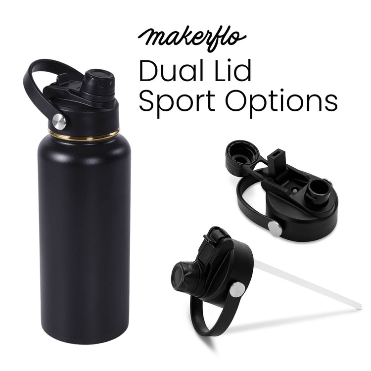 32oz Electroplated Hydro Bottle — 32oz Gold Hydro Water Bottle