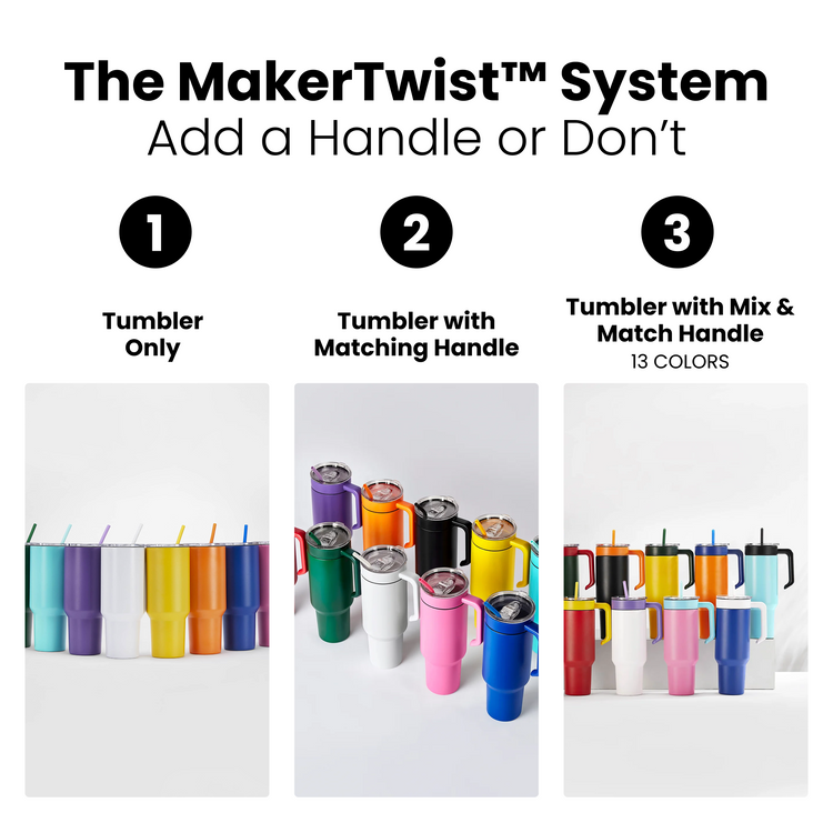 40oz Tumbler — 40oz Tumbler MakerTwist System