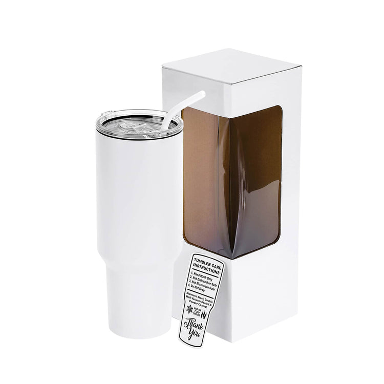 40oz Tumbler — 40oz tumbler white