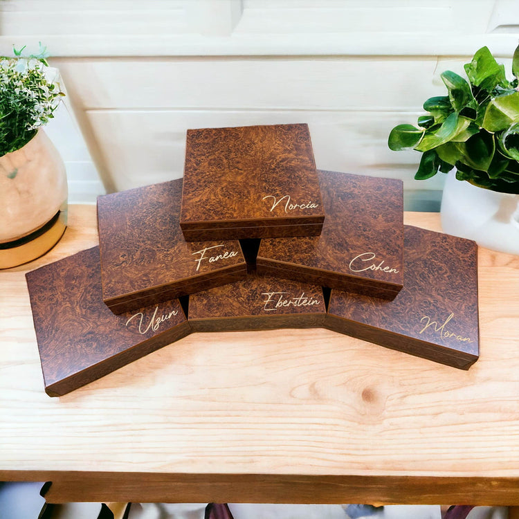Cigar Humidor Box — valet box engraved