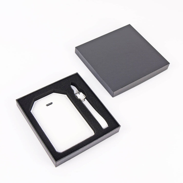Laserette Luggage Tag — Laserette Luggage Tag white 1