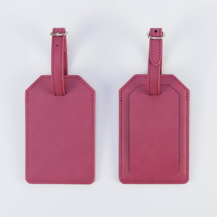 Laserette Luggage Tag — Laserette Luggage Tag pink