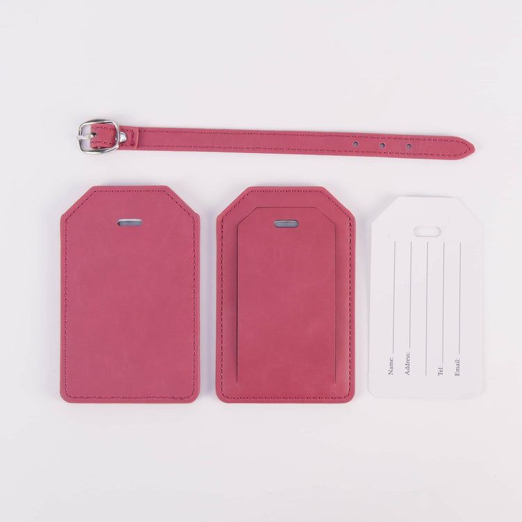 Laserette Luggage Tag — Laserette Luggage Tag Pink