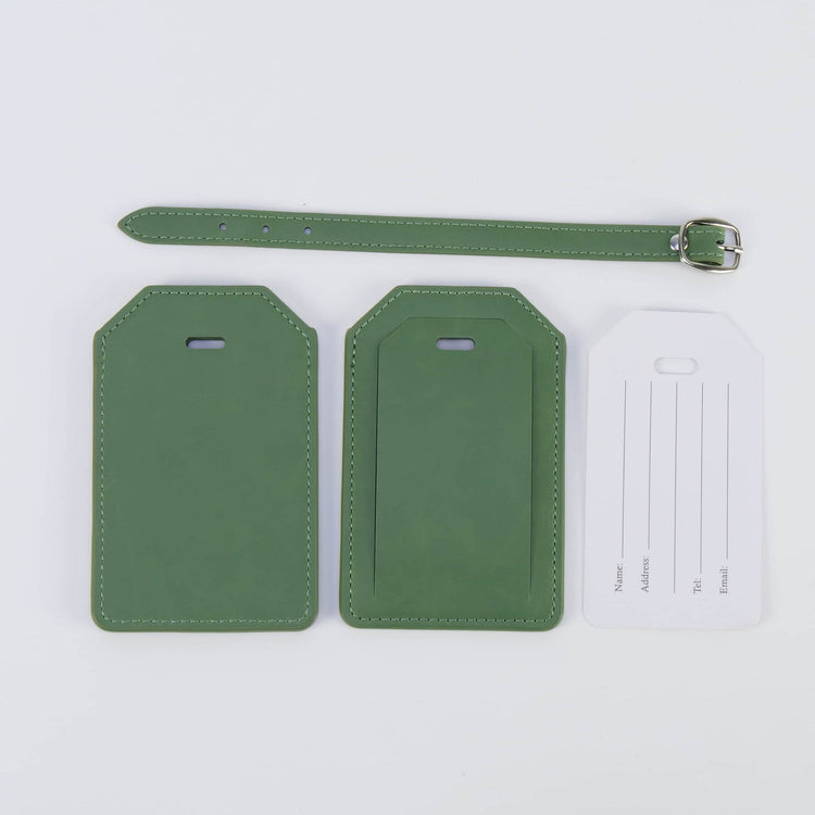 Laserette Luggage Tag — Laserette Luggage Tag green