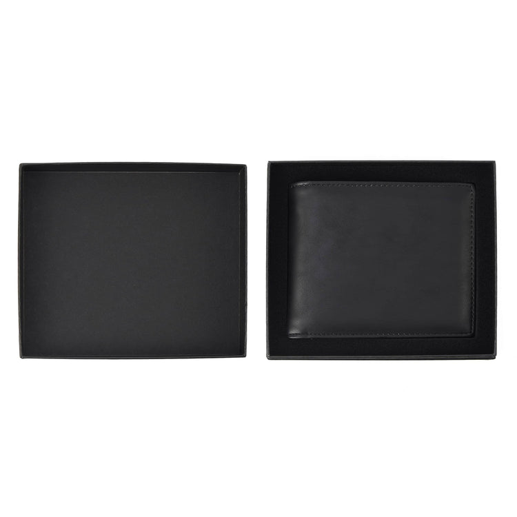 Laserette Wallet — Laserette Leatherette Wallet Black 1