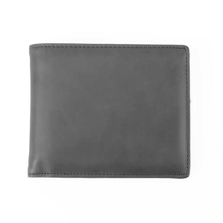 Laserette Wallet — Laserette Leatherette Wallet Gray 1
