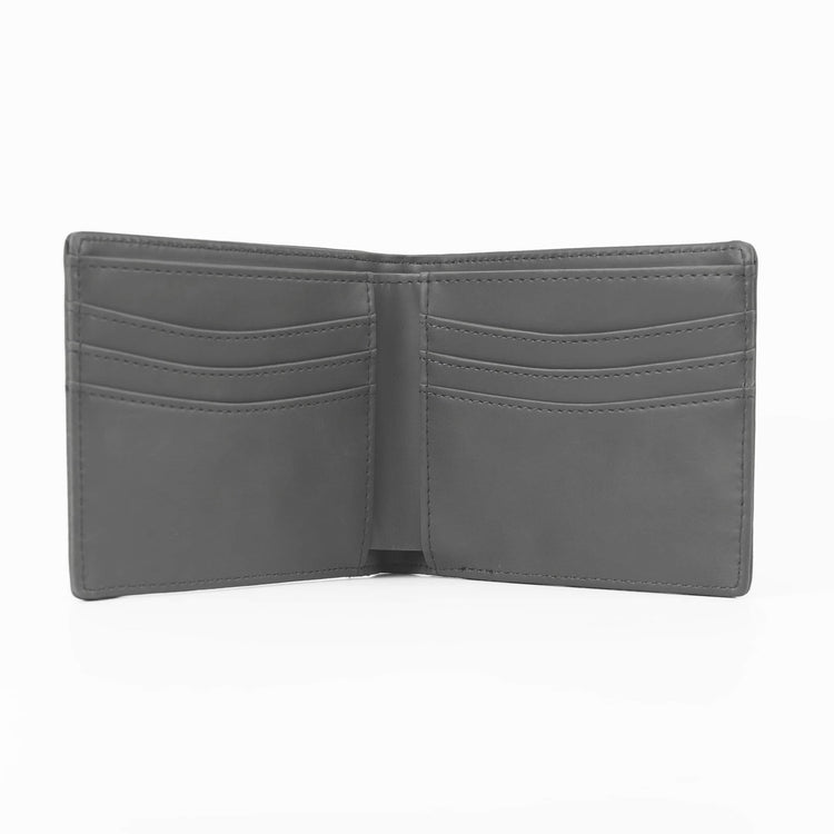 Laserette Wallet — Laserette Leatherette Wallet Gray.2
