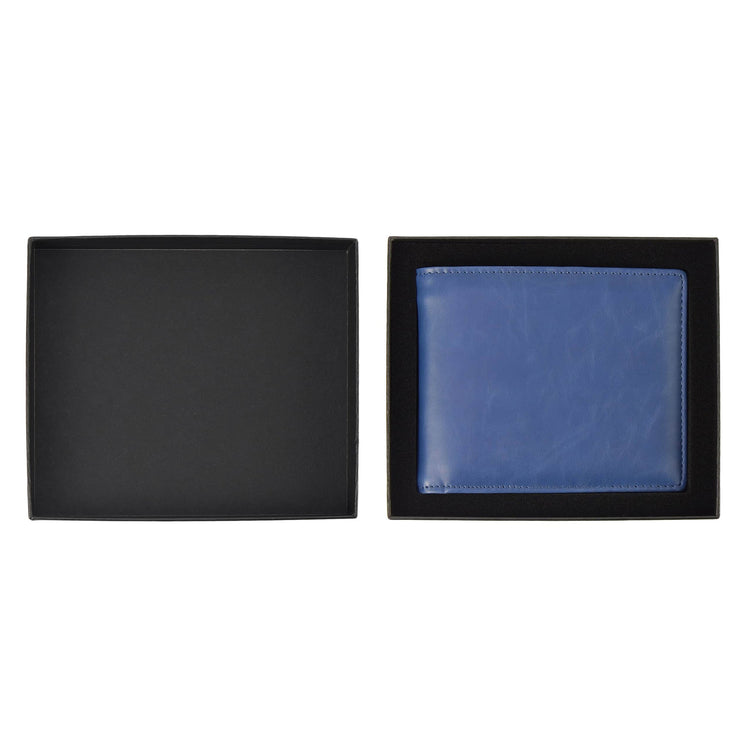 Laserette Wallet — Laserette Leatherette Wallet Navy Blue Navy Blue