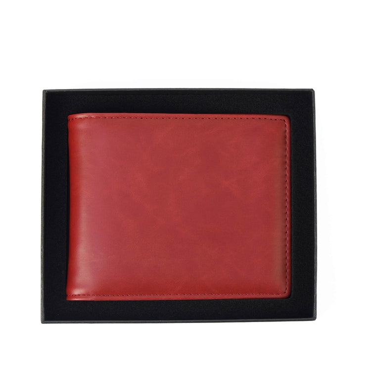 Laserette Wallet — Laserette Leatherette Wallet Red.3