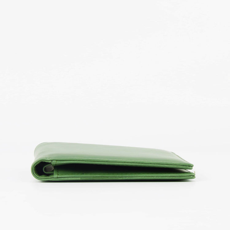 Laserette Wallet — Laserette Leatherette Wallet Sage Green.1