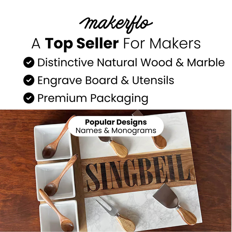 Marble Charcuterie Board — Charcuterie Set