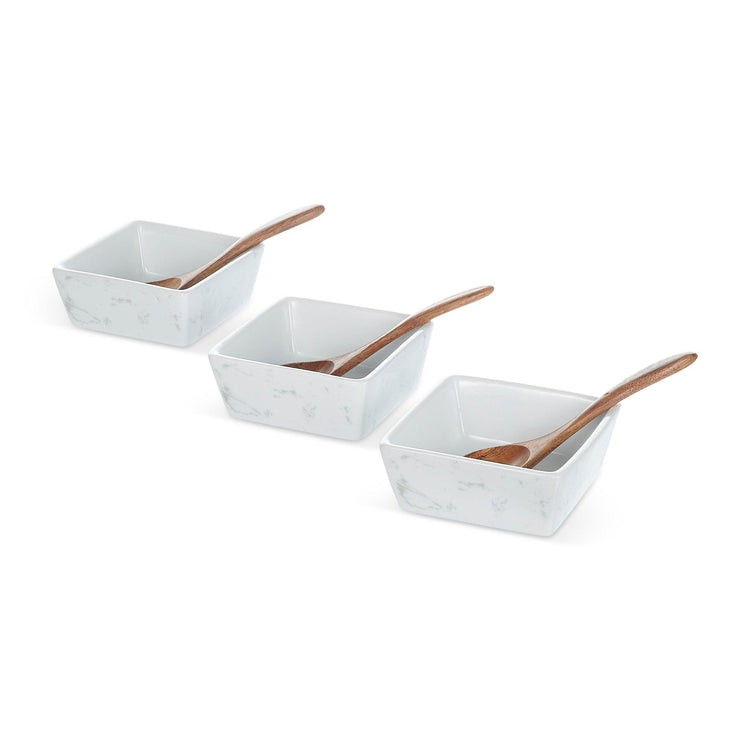 Marble Charcuterie Board — Set Trays Spoons