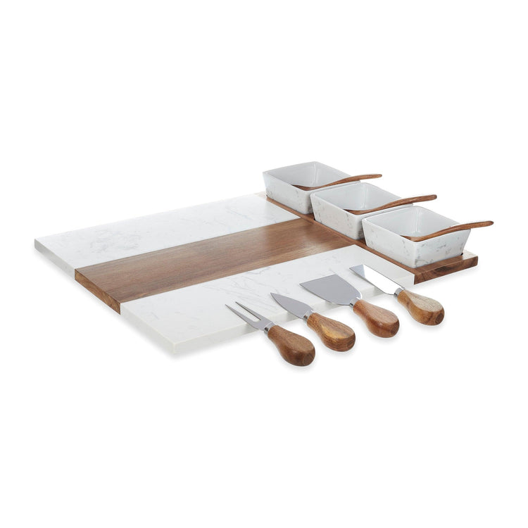 Marble Charcuterie Board — Charcuterie 11 piece set