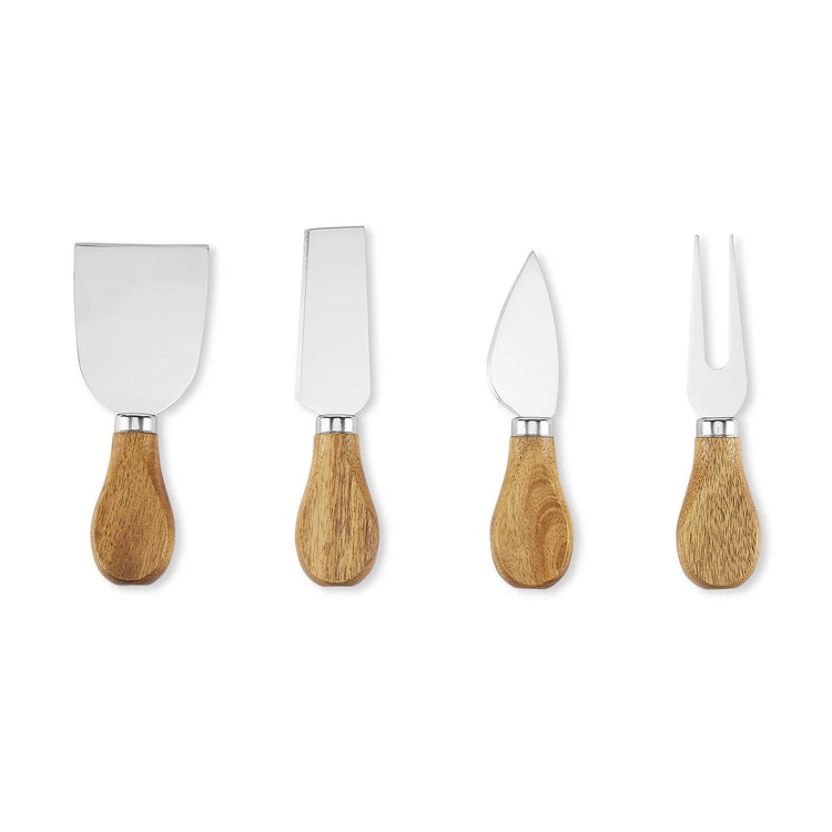 Marble Serving Board Set — Engrave friendly 4 piece cheese knife set