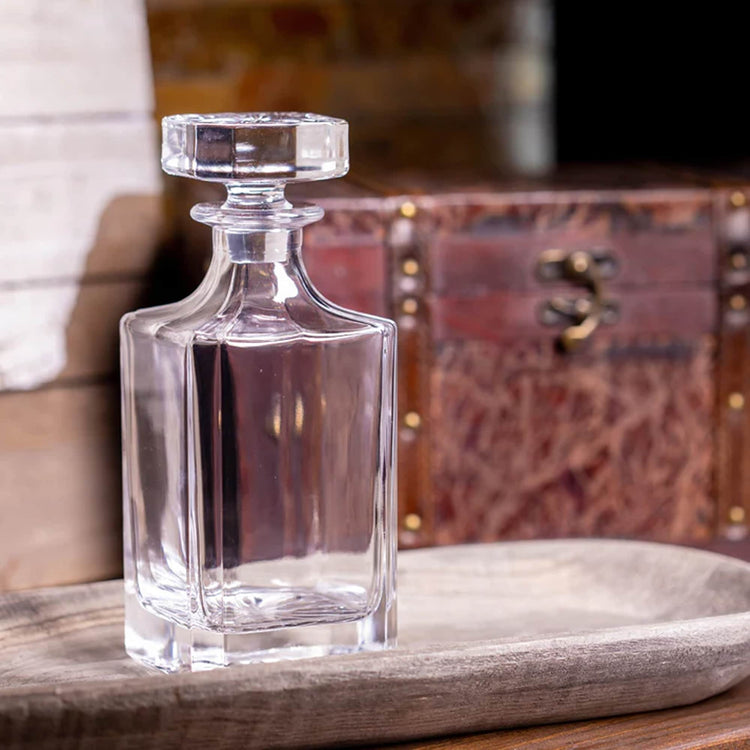 Square 750mL whiskey decanter