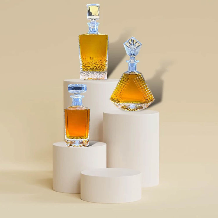 Whiskey Decanter - Square - 750mL — whiskey decanter glassware collection