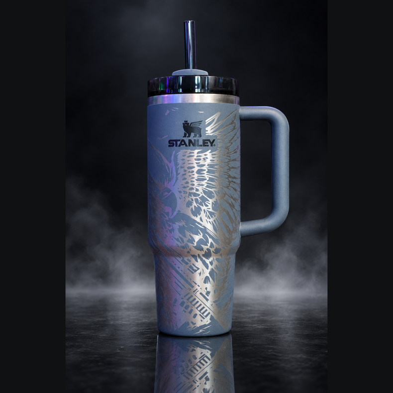 Freedom Eagle engraved genuine Stanley tumbler