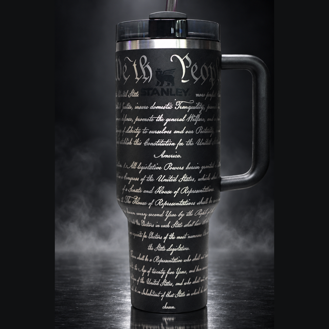 Soldier's Memorial engraved genuine Stanley tumbler