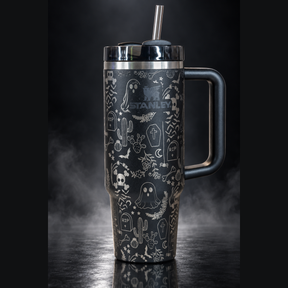 Halloween Doodles engraved genuine Stanley tumbler