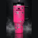 Cherry Blossoms engraved genuine Stanley tumbler