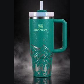 Midnight Ridgeline engraved genuine Stanley tumbler