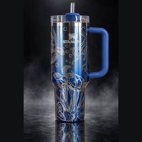 Ocean Life engraved genuine Stanley tumbler
