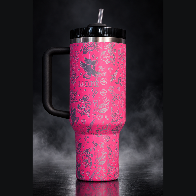 American Traditional Tattoos engraved genuine Stanley tumbler