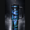 Aurora Borealis engraved genuine Stanley tumbler