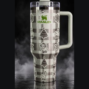 Christmas Highland Cows engraved genuine Stanley tumbler