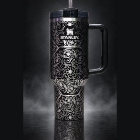 F'N Mandala engraved genuine Stanley tumbler
