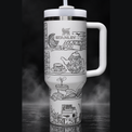 Book Worm engraved genuine Stanley tumbler