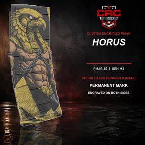 Horus color laser engraved PMAG 30 GEN M3