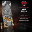 Oni Mask color laser engraved PMAG 30 GEN M3