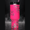 Cherry Blossoms engraved genuine Stanley tumbler – alternate