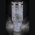 Gorgeous Sunflowers engraved genuine Stanley tumbler – alternate