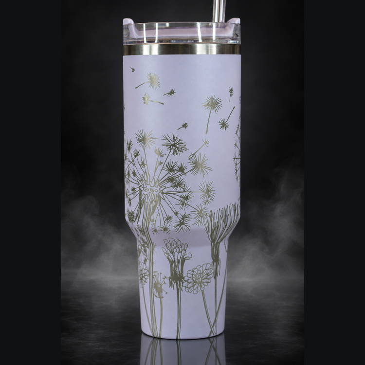 Dandelions engraved genuine Stanley tumbler – alternate