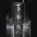 F'N Mandala engraved genuine Stanley tumbler – alternate