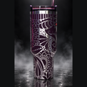 Henna Doodles engraved genuine Stanley tumbler – alternate