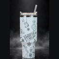 Stanley 30/40 oz Cute Christmas engraved genuine Stanley tumbler – alternate