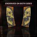 Full Face Skull PMAG engraving shown on both sides