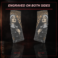 Nun PMAG engraving shown on both sides