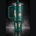 The Squatch engraved genuine Stanley tumbler – opposite