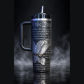 Freedom engraved genuine Stanley tumbler – opposite